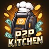 Логотип телеграм канала @kitchenp2p — P2P KITCHEN