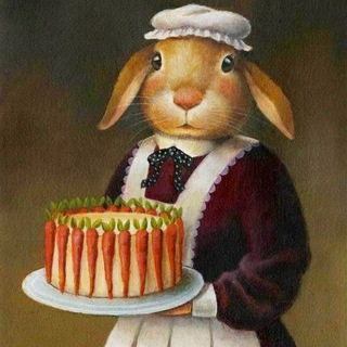 Логотип телеграм канала @kitchenstoriess — Следуй за белым кроликом!
