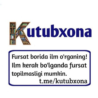 Telegram channel KUTUBXONA logo