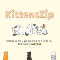 Logo of telegram channel kittenszip — KittensZip, closedown.