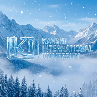 Telegram channel Qarshi xalqaro universiteti logo