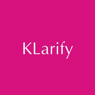 Logo of telegram channel klarify — KEEP LOOKING®