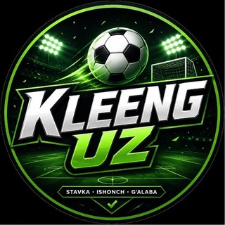 Telegram kanalining logotibi kleeng_uz — ⚽️ KLEENG • UZ 🇺🇿