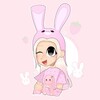 Логотип телеграм канала @klubnichkaandzaya — Клубничная зайка
