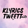 Logo saluran telegram klyricstweett — Klyricstweett ' 🐚🫧𖦹⋆
