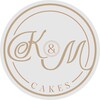 Логотип телеграм канала @km_cakes — K&M Cakes 🎂