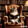 Логотип телеграм канала @knigikinokotiki — книги, кино и котики