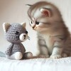Логотип телеграм канала @knitalv — Амигуруми | Amigurumi | вязание
