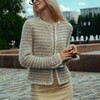 Логотип телеграм канала @knittingvv — ВероникаSвяжет ✨
