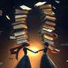 Логотип телеграм канала @knizhnyj_vals — Книжный вальс 🕰️⏳🪶