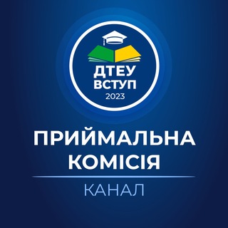 Логотип телеграм -каналу knteu_vstup — ДТЕУ. Приймальна комісія