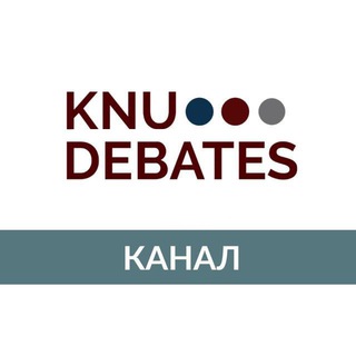 Logo of telegram channel knudebates — KNU Debates