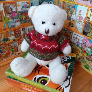 Логотип телеграм -каналу knyzhkovyi_vedmedyk — Книжковий ведмедик 📚🐻 (дитячі книги)