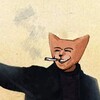 Логотип телеграм канала @koiiiaraart — KOT в дешевом пальто