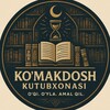 Telegram kanalining logotibi komakdosh_kutubxonasi — Ko'makdosh kutubxonasi📚