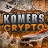 Логотип телеграм -каналу komersantcrypto — KOMERS / CRYPTO