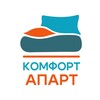 Логотип телеграм канала @komfortapart_ru — КомфортАпарт