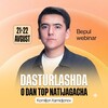 Telegram kanalining logotibi komiljonxamidjonov_0dan — START 8-SENTYABR!!! | PRO DASTURLASH 2026