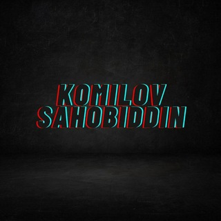 Telegram kanalining logotibi komilov_sahobiddin — Sahobiddin Komilov