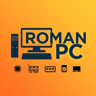 Логотип телеграм канала @kompyuternie_zapchasti_u_romana — Комплектующие Б\У ROMAN