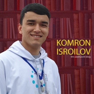 Telegram kanalining logotibi komron_ikrom — Komron Ikrom