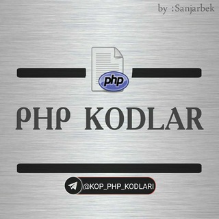 Telegram kanalining logotibi kop_php_kodlari — Best Coders Team | Professional Coders