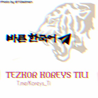 Logo of telegram channel koreys_ti — 🌐 바른 한국어 🌐