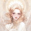 Логотип телеграм канала @korochetaro — лика тарошница короче!🤍