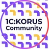 Логотип телеграм канала @koruscommunity_1c — 1С:Community