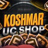 Логотип телеграм канала @koshmruc — KOSHMAR UC