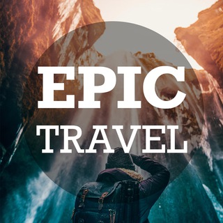 Логотип телеграм канала @kosinskiiy_travel — EPIC Travel