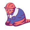 Логотип телеграм канала @kot_factory — Кот работяга