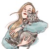 Логотип телеграм канала @kot_v_smole — KOT V SMOLE