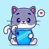 Логотип телеграм канала @koteykatvoya — Котейка