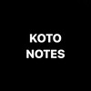 Логотип телеграм -каналу kotonotes — kotoamotsukami notes