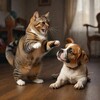 Логотип телеграм канала @kotxpes — Коты и пёсики