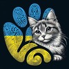 Логотип телеграм -каналу kotyachalapkaua — 🐾kotyachalapka🐾