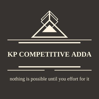 Logo of telegram channel kpcompetitiveadda — KP Competitive Adda