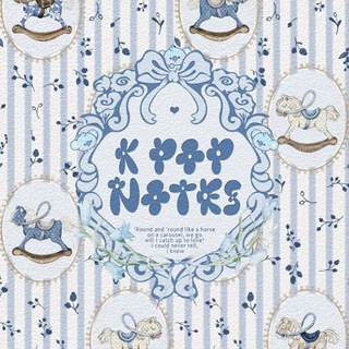 Логотип телеграм канала @kpop_notes — ' 🎐 : 𝑘pop not⃨e𝗌 ˒˒ цитαты