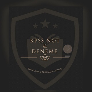Telgraf kanalının logosu kpss_notlari — NOT ◈ KANALI
