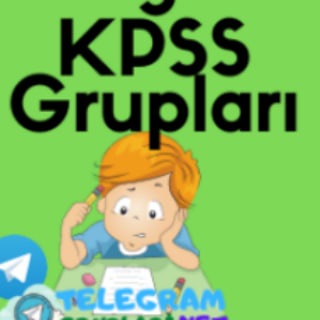 Telgraf kanalının logosu kpssgruplar — KPSS SORU ÇÖZÜM GRUPLARI