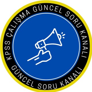 Telgraf kanalının logosu kpsssorukanal — KPSS Çalışma Grubu Güncel Bilgiler Soru Kanalı 📚