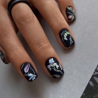 Логотип телеграм канала @krasivje_nogotki — Маникюр 💅Nail art / Идеи
