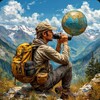 Логотип телеграм канала @krasotavokryg_nas — Красота вокруг нас 🌎