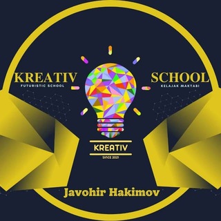 Telegram kanalining logotibi kreativ_school — « KREATIV » school