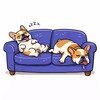 Логотип телеграм канала @kremlinbulldogs_on_couch — Бульдоги на диване