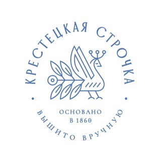 Логотип телеграм канала @krestetskayastrochka_official — «Крестецкая строчка»