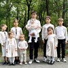 Логотип телеграм канала @kristinabudak — 9 детей и школа шитья
