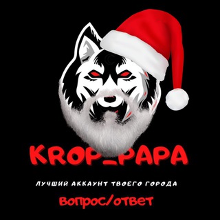Логотип телеграм канала @kroppapakrop — KROP PAPA
