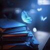 Логотип телеграм канала @krylyaknig — 🦋*°•.На книжных крыльях бабочки.•°*🦋